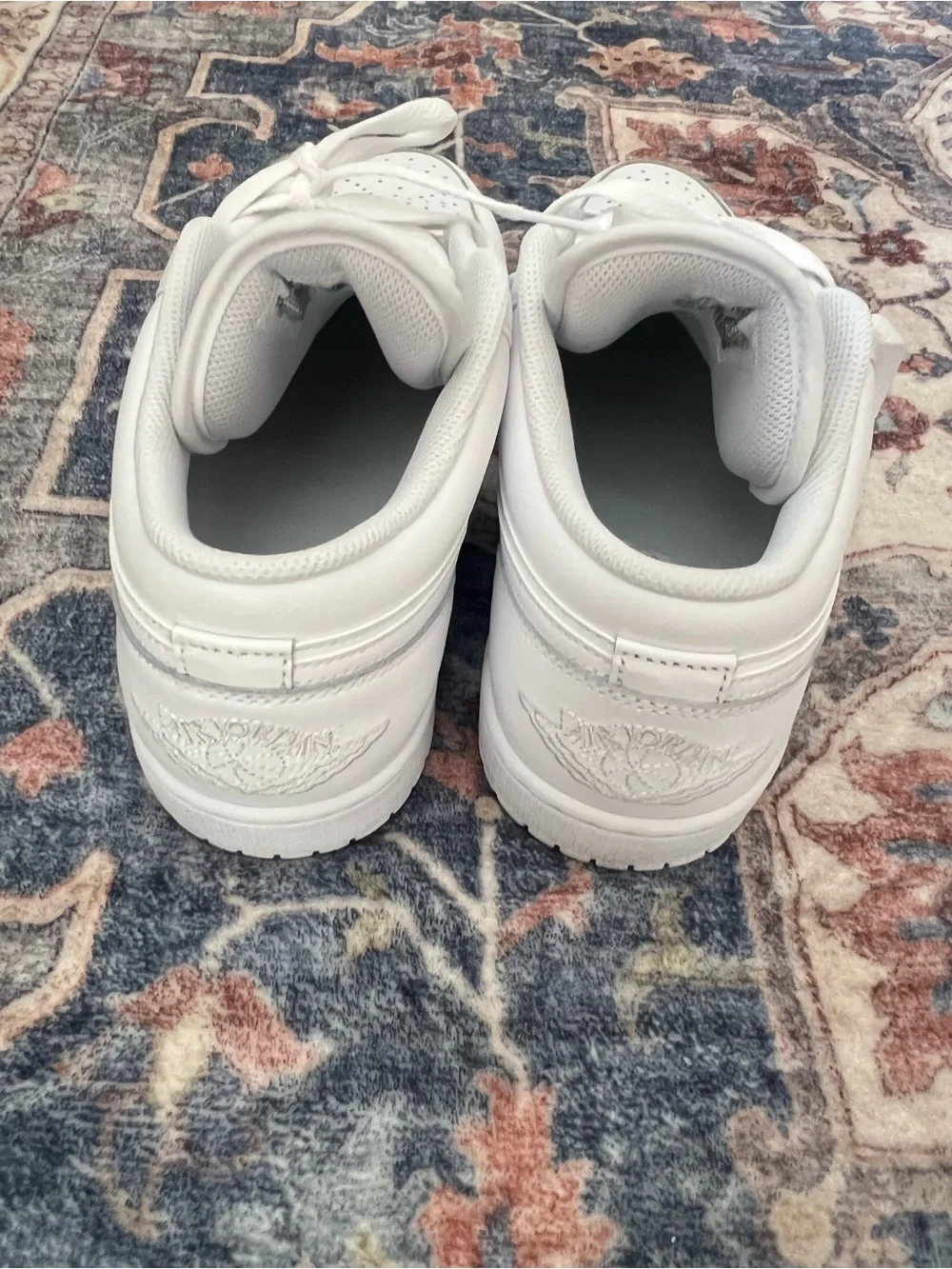 Nike Air Jordan 1 Low white white worn once with Box men size 11
